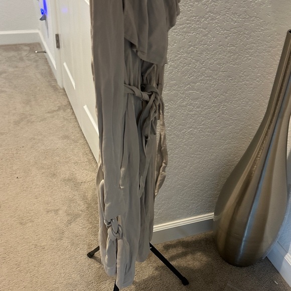 Thread & Supply Light Taupe Trench Coat - Picture 3 of 4